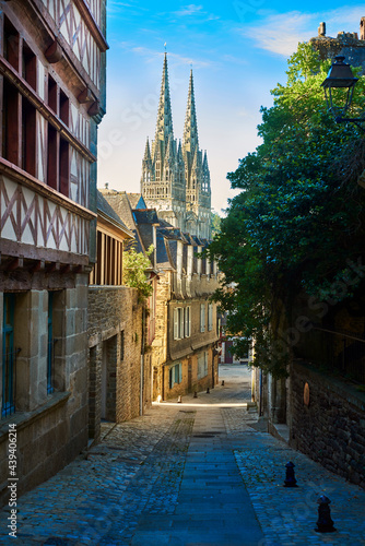 city of quimper in brittany france