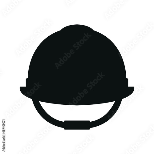 helmet silhouette vector