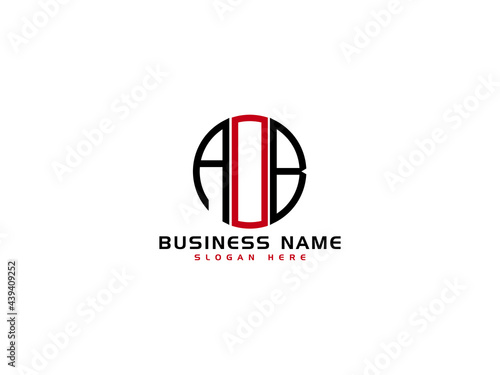 Letter AOB Logo Icon Vector Image Design For All Business photo