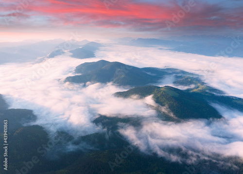 Mount Hamster on a foggy morning. © panaramka