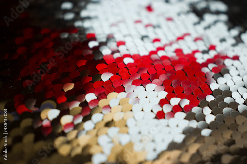 multicolored sequins