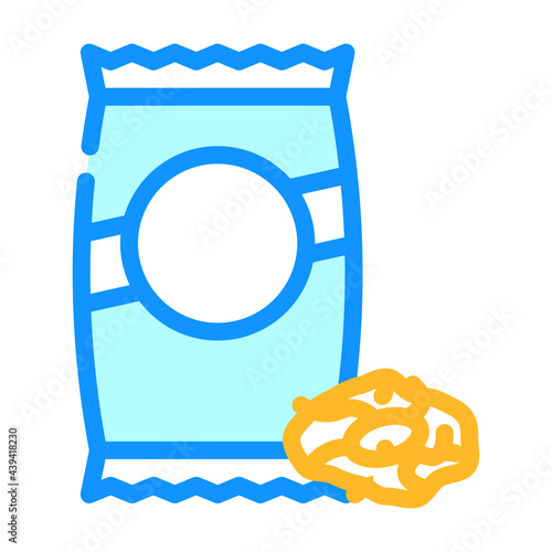 gnocchi pasta color icon vector. gnocchi pasta sign. isolated symbol illustration