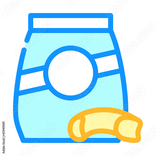 mista pasta color icon vector. mista pasta sign. isolated symbol illustration