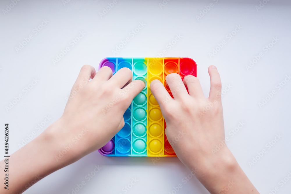 Silicone toy antistress pop it. New trend from tik tok. Play for children for motor skills. Silicone toy antistress pop it. New trend from tik tok. Play for children for motor skills.