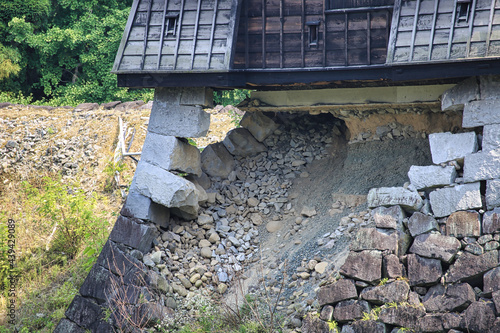 熊本城（熊本地震被災後）