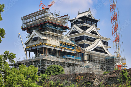 熊本城（熊本地震被災後）