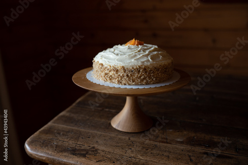Carrot Cake On The Table photo
