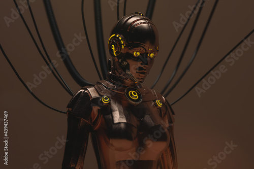 Portrait of a connected robot