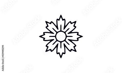  Flower icon set vector design 