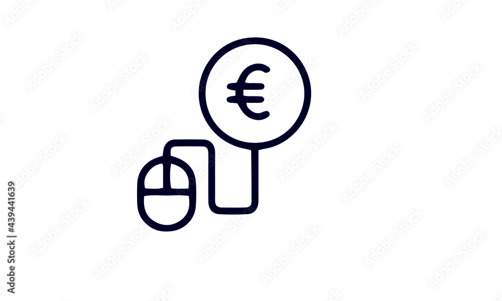 Euro icon set vector design Euro icon set vector design