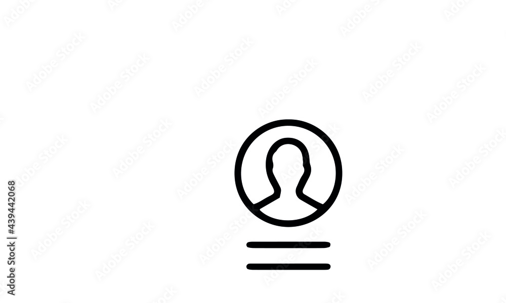 User profile icon set vector design User profile icon set vector design