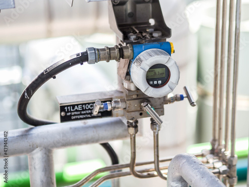 Pressure transmitter was installed in power plant.