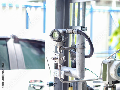 Pressure transmitter was installed in power plant.