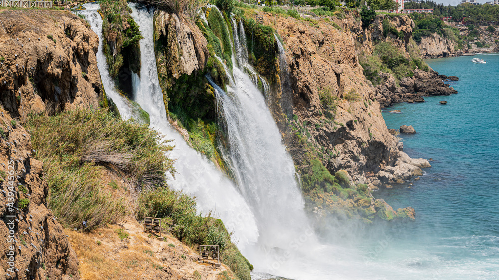 Big waterfall in Turkey Antalya Big waterfall in Turkey Antalya