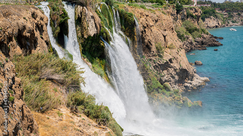 Big waterfall in Turkey Antalya