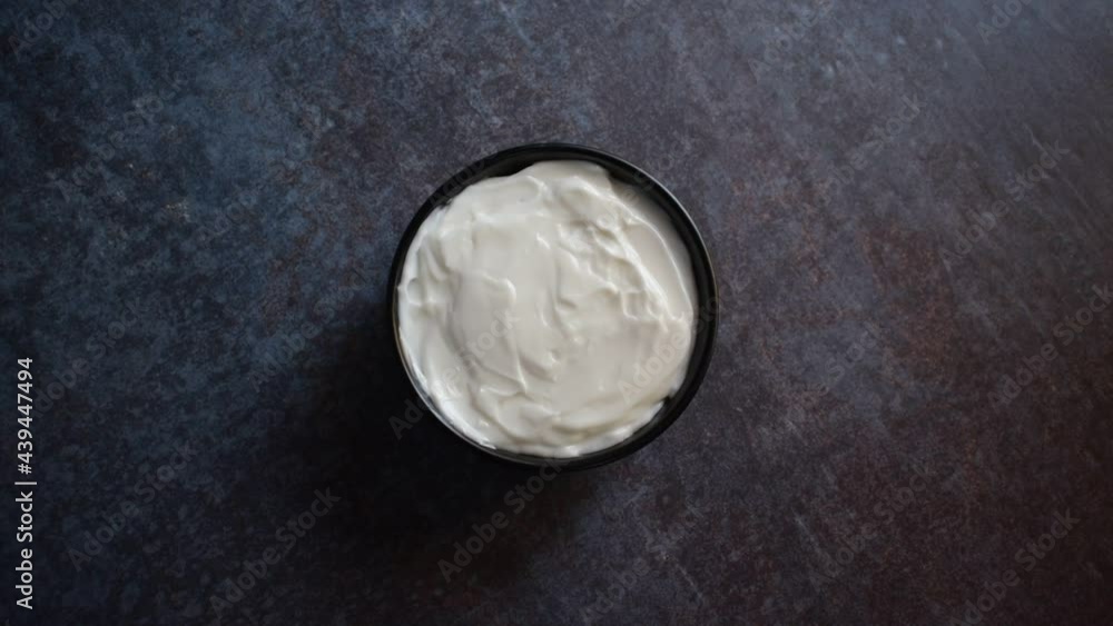 Delicious fresh plain vegan mayonnaise Delicious fresh plain vegan mayonnaise