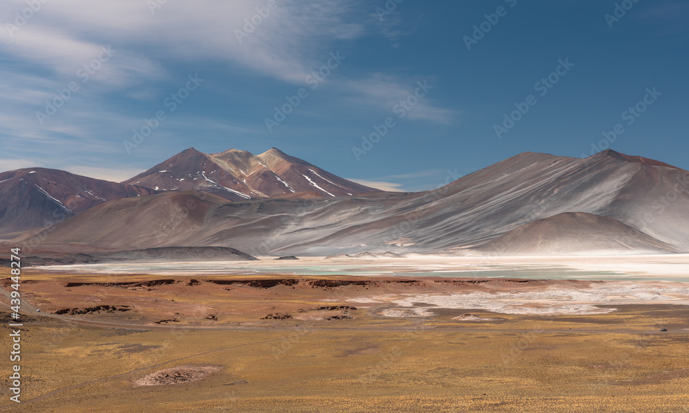 Pastel hues of the Bolivian Altiplano. Pastel hues of the Bolivian Altiplano.