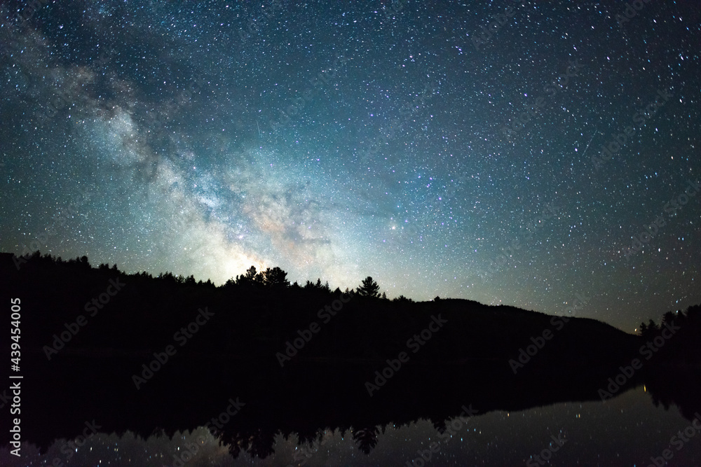 Milky Way Night Sky Landscape Milky Way Night Sky Landscape