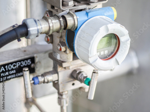 Pressure transmitter was installed in power plant.