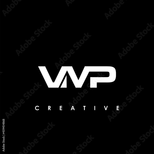 VMP Letter Initial Logo Design Template Vector Illustration