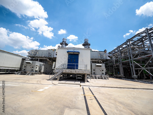 Gas turbine generator systems in Combined-Cycle Co-Generation Power Plant.