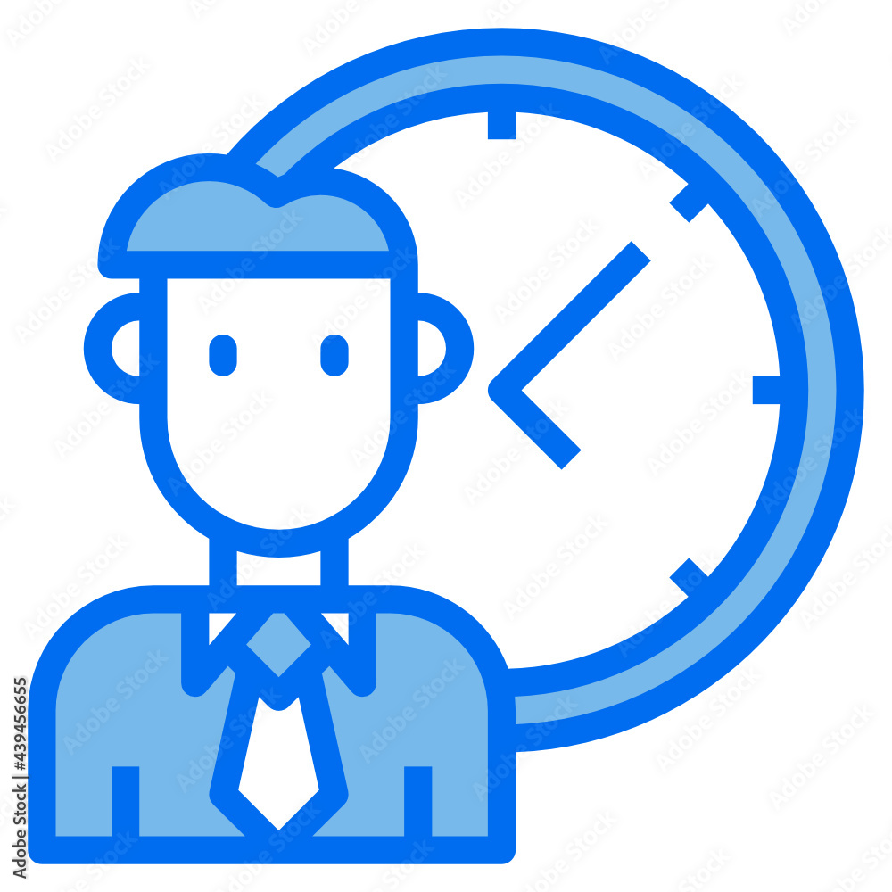 bussiness blue line icon bussiness blue line icon