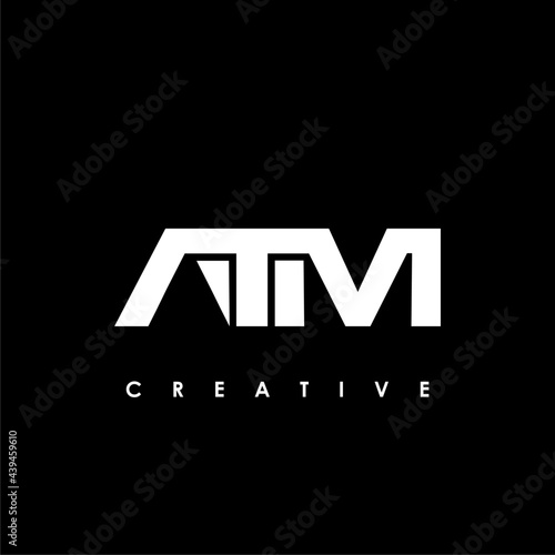 ATM Letter Initial Logo Design Template Vector Illustration