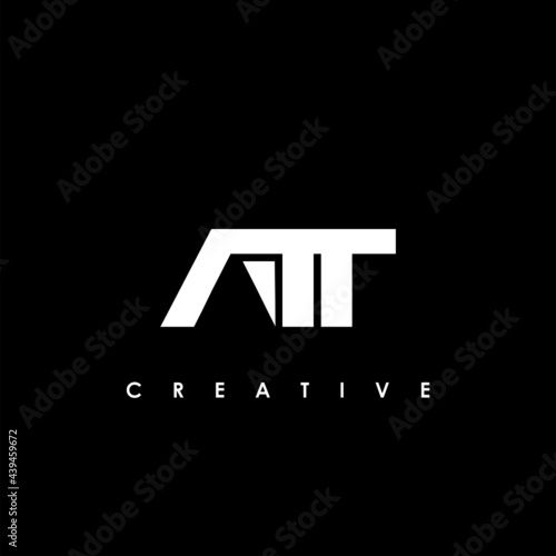 ATT Letter Initial Logo Design Template Vector Illustration photo