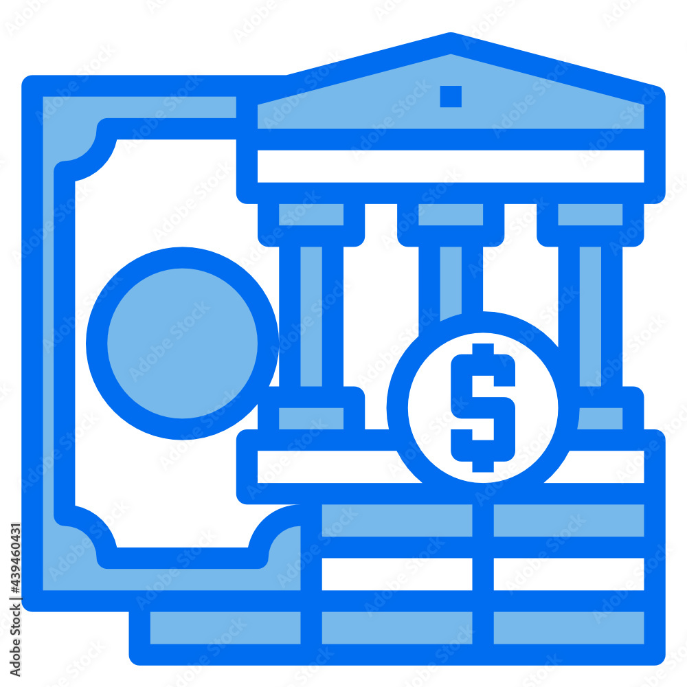 money blue line icon money blue line icon