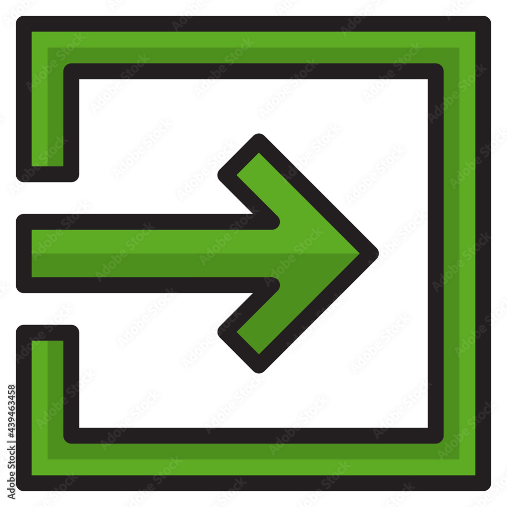arrow color line style icon arrow color line style icon