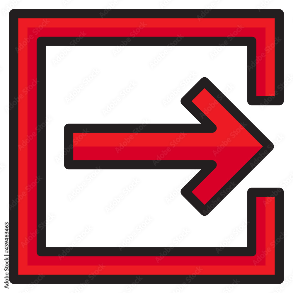 arrow color line style icon arrow color line style icon