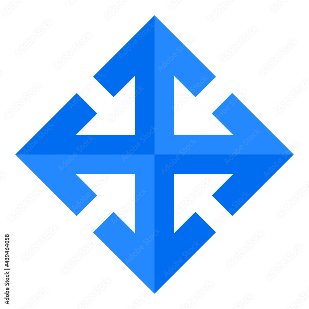 Obraz premium arrows flat style icon