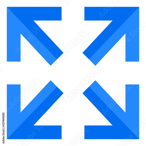 arrows flat style icon