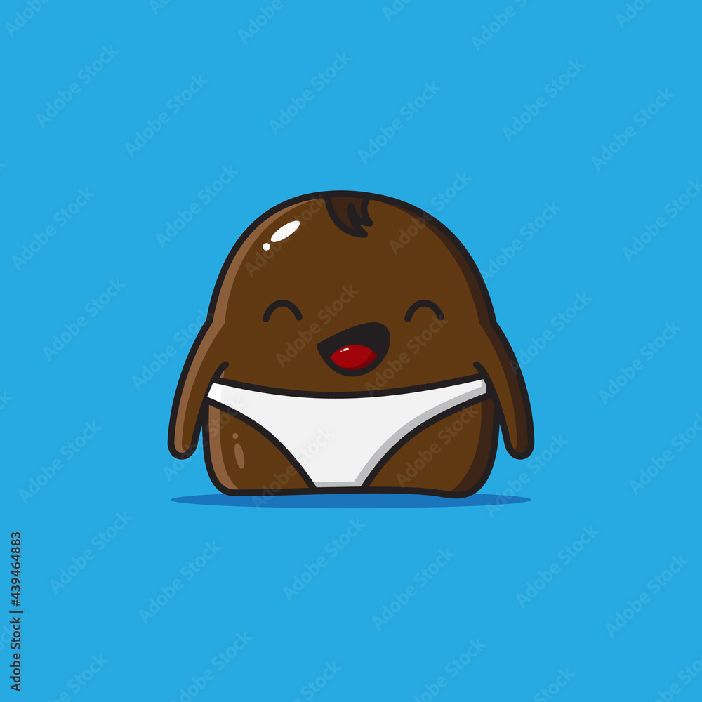 Cute baby chocolate smiling Cute baby chocolate smiling