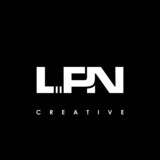 LPN Letter Initial Logo Design Template Vector Illustration