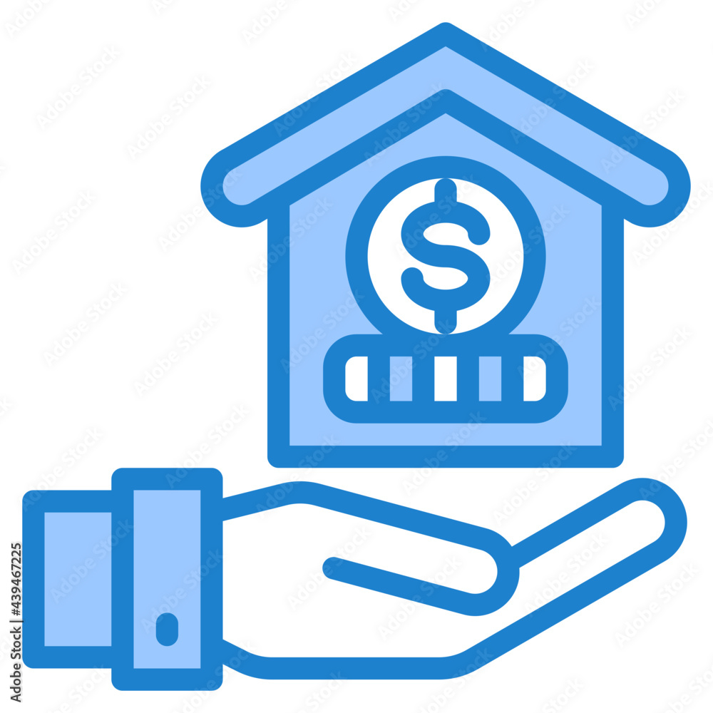 currency blue style icon currency blue style icon