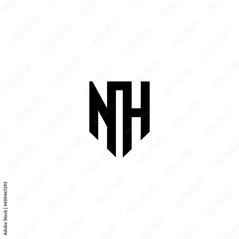 letter nh hn logo design vector letter nh hn logo design vector