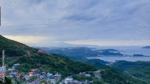 View from the top of the mountain at Jiufen village