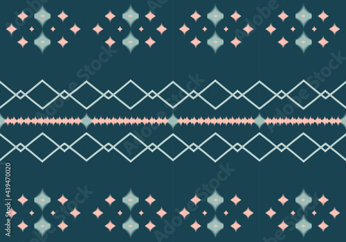 Geometric ethnic ikat seamless pattern,Patterns design for fabric,wallpaper,background,wall,tile,carpet,wrapping,clothing,batik