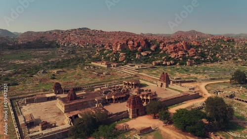 view of ancestral temple in India 