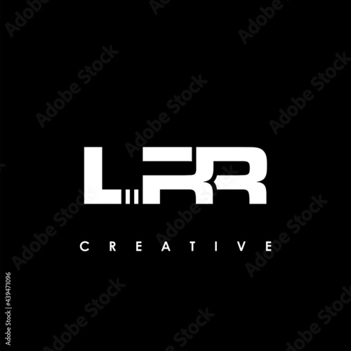 LRR Letter Initial Logo Design Template Vector Illustration photo