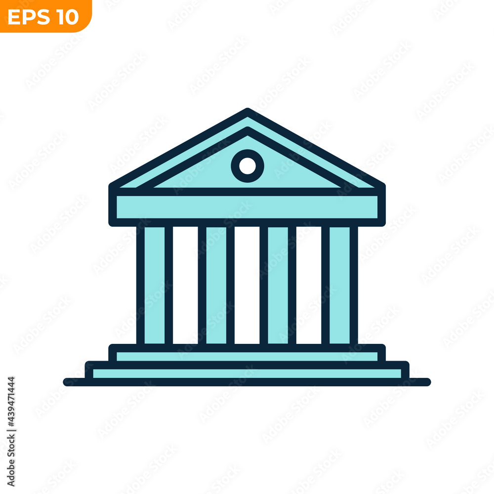 museum building icon symbol template for graphic and web design collection logo vector illustration museum building icon symbol template for graphic and web design collection logo vector illustration