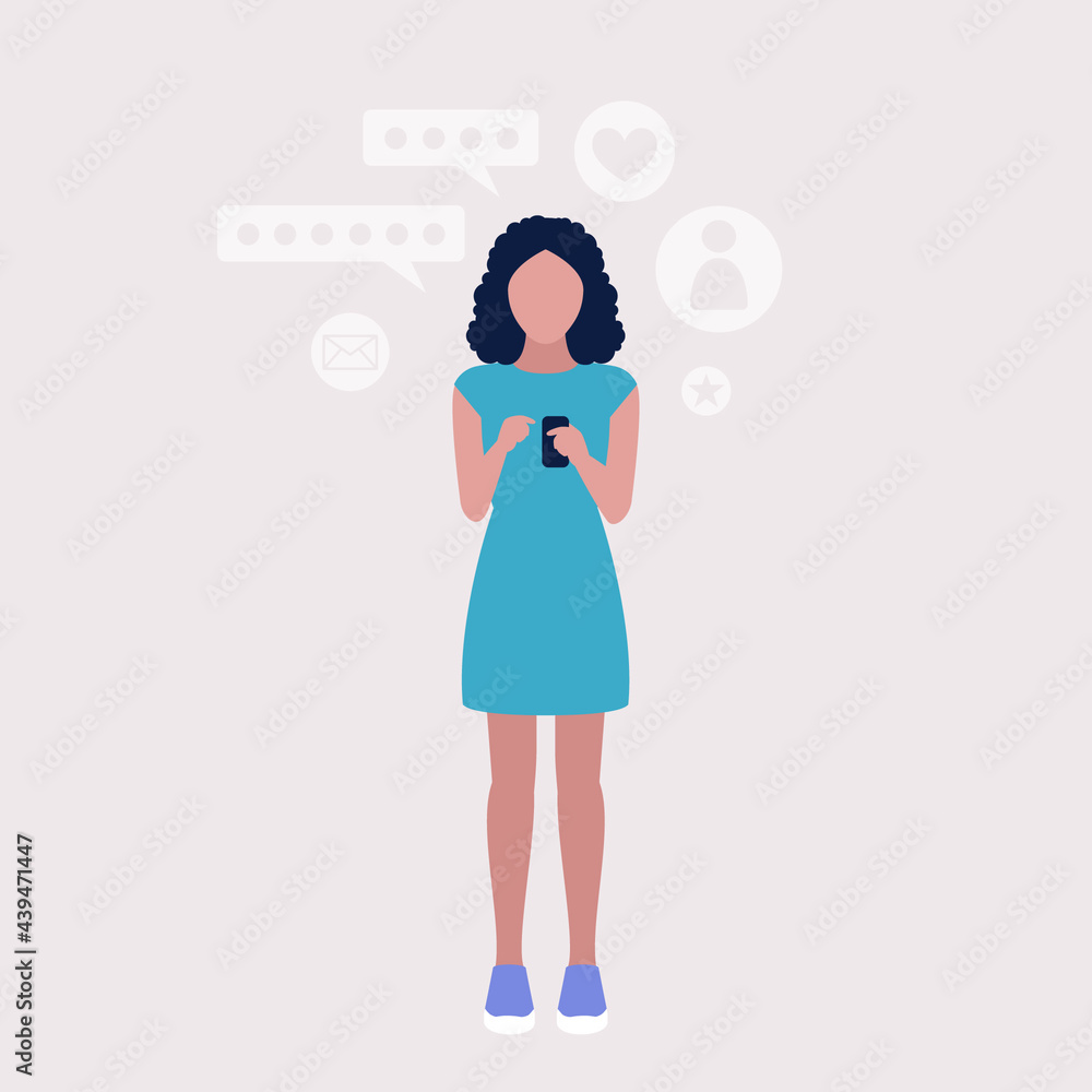Woman with smartphone Woman with smartphone