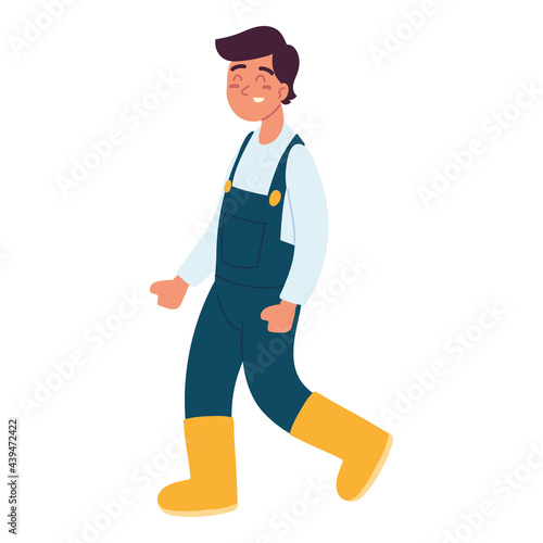 male farmer character