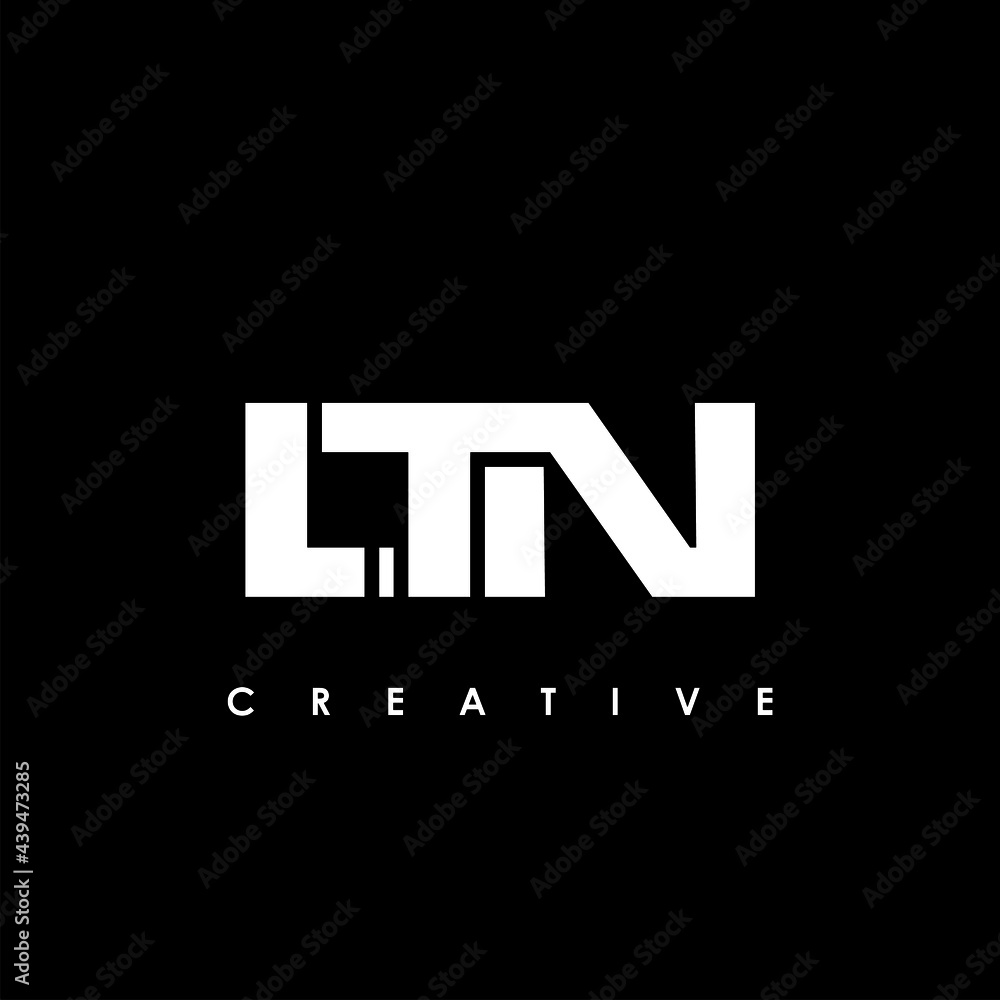 LTN Letter Initial Logo Design Template Vector Illustration