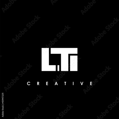LTI Letter Initial Logo Design Template Vector Illustration photo