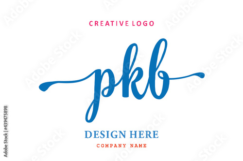 PKB lettering logo is simple, easy to understand and authoritative