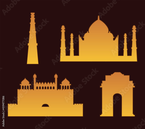 india monuments famous