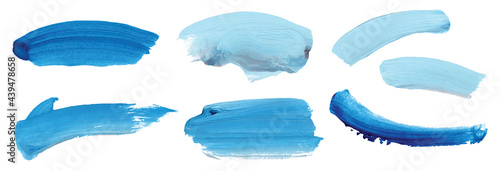 Absract design watercolor brush strokes composition hand drown