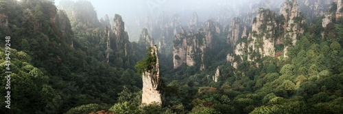 Zhangjiajie National Park Wulingyuan mountains forest photo